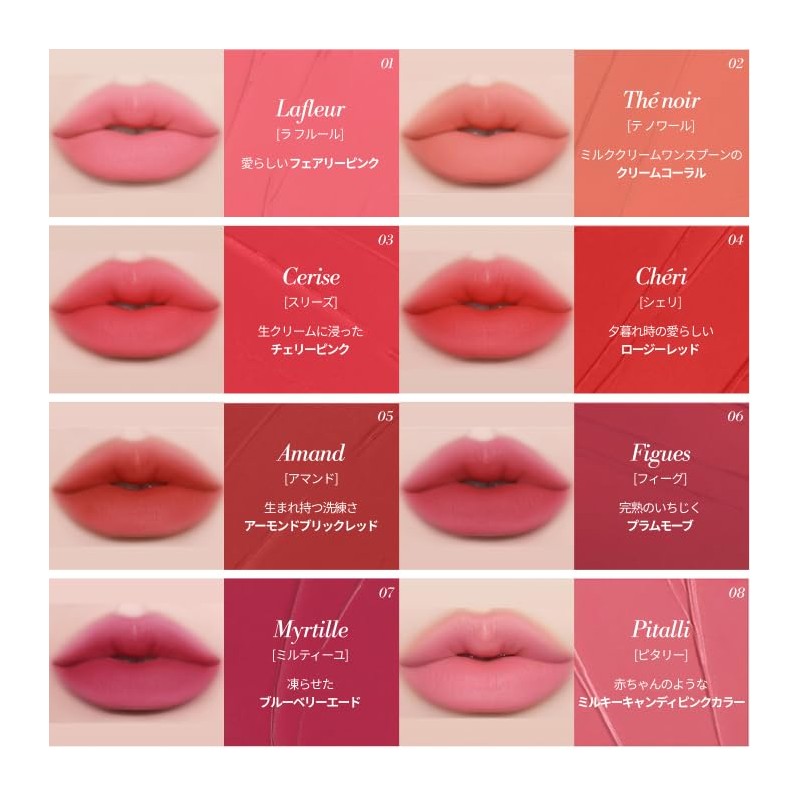 Forencos Tattoo Bisou Velvet Tint Tint Tint Lipstick Guardian Lip