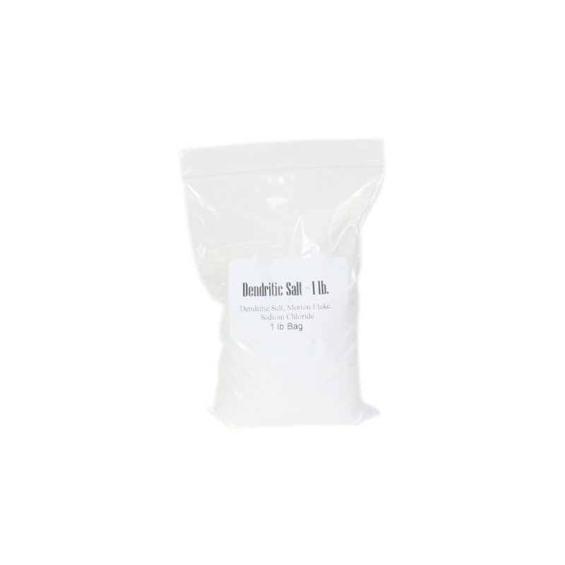 Dendritic Salt, Morton Flake Dendritic Salt - 1 pound quantity,