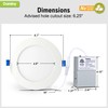 DAMINY 24 Pack 6 Inch LED Recessed Lighting with Junction