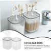 FUNOMOCYA Decorative Cotton Swab Toothpick Box Beauty Organiser Small Storage