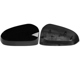 Abodvu Compatible with Toyota Corolla Passenger Mirror Cover 2014-2018,11th Gen Corolla Sedan Mirror Cap W/O Turn Signal for Right Side,Clip on Housing Replacement for 8791502410C0,Glossy Black,1 PCS