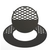 Charkettle 2-1 Grill Griddle Replacement Gourmet BBQ System with Removable