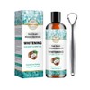 Enjuague bucal con aceite de coco y sabor a menta,