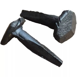 OLD NAIL SOURCE 5/8" Steel Decorative Rose Head Nails - Antique Style Reproduction Nails - 50