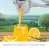 Manual Juice Squeezer Aluminum Alloy Portable Orange Lemon Squeezer Fruit
