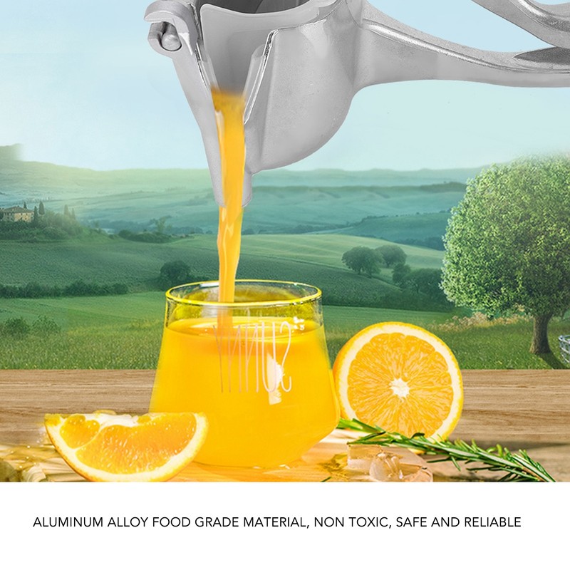 Manual Juice Squeezer Aluminum Alloy Portable Orange Lemon Squeezer Fruit