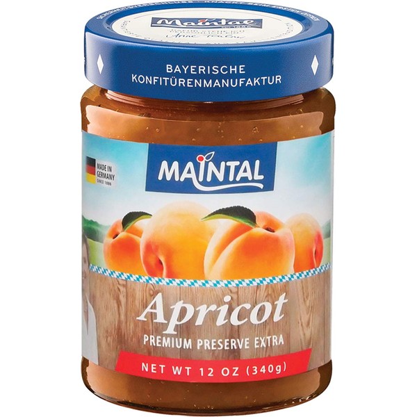 Maintal Apricot Premium Preserve Extra, 12 Ounce