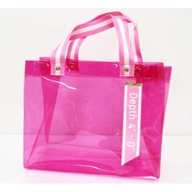 Asahi Koyo Lunch Bag, Drawstring Bag, Pink, Fresh Colors, Poolside Image Depth 4'-0''