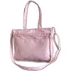 G Trigger A4 Pain Bag with Shoulder Strap, Pain Bag, A4, Adult, Pushing Life, Clear, Sewing Bag, Transparent, Pink