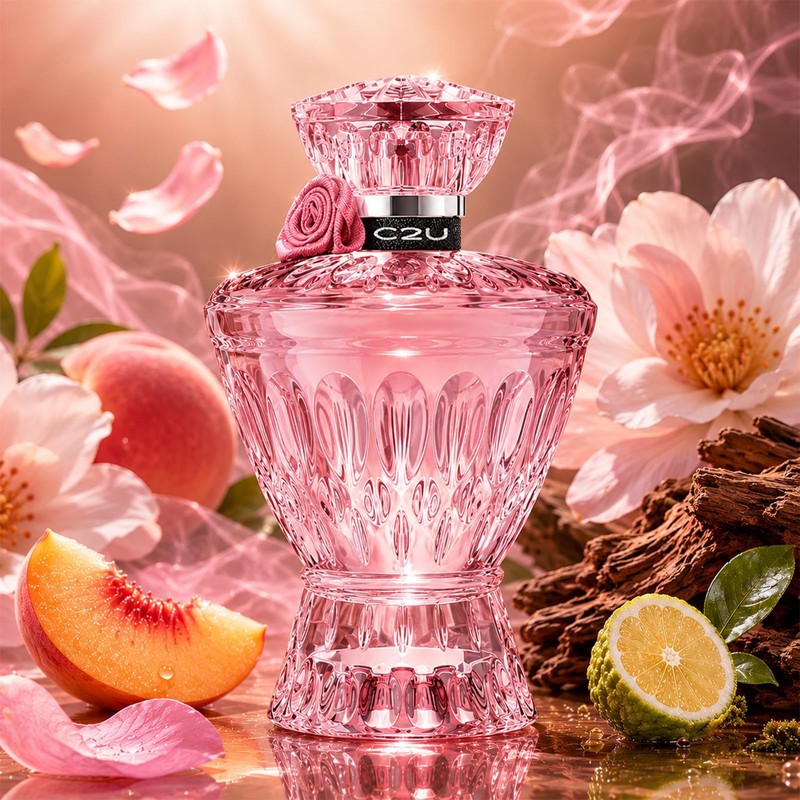 Pink Crystal Gem Perfumes for Women 75ml 2.54 fl.oz -