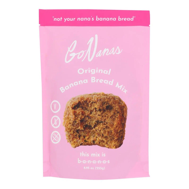 UD_Gonanas Mixed Banana Bread Original Case of 6-8.95 Ounces Pastry