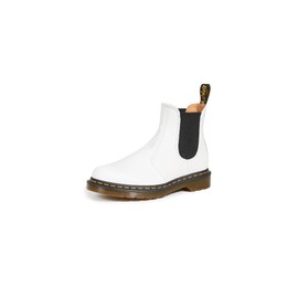 Dr. Martens Women's 2976 YS Chelsea Boots, White, 10 Medium US