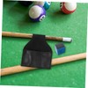 CORHAD Ergonomic Billiard Chalk Holder Pool Cue Clamp Bag Portable