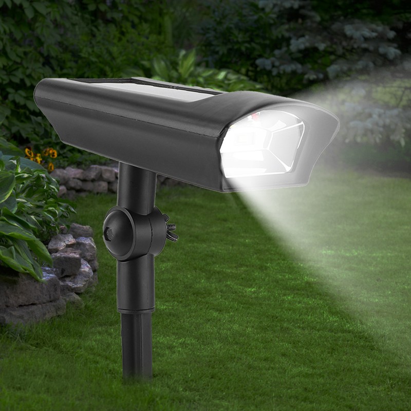 LED Solar Ground Insert Spotlights Waterproof Wall Lights Outdoor Landscaping