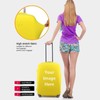 Forchrinse Burning Basketball Print Luggage Cover Polyester Travel Suitcase Cover