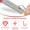 1 x Fish Hook Sharpener Double Sided Hook Sharpener Whetstone