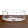 QWORK® 17cm Transparent Hamster Wheel, Silent Spinner Wheel with Double