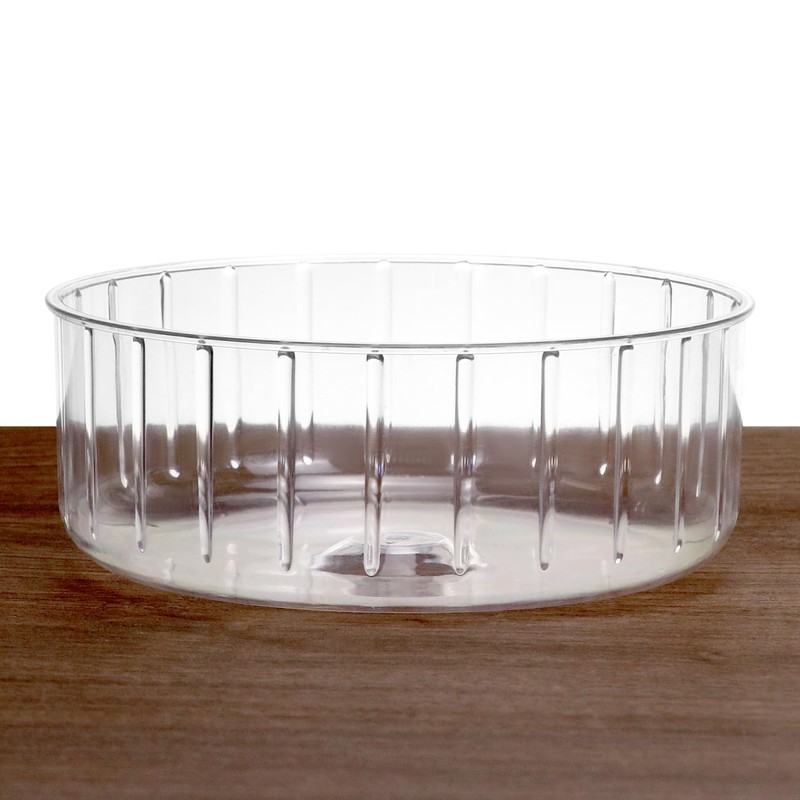 QWORK® 17cm Transparent Hamster Wheel, Silent Spinner Wheel with Double