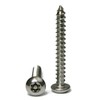 Star Drive Button Head Security Sheet Metal Screws #10 x
