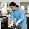 Fetizrin 10 Pack Disposable PPE Gowns Isolation Waterproof CPE Gowns
