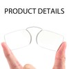 DXYXYO Mini Armless Reading Glasses for Women Men, 2 Pack