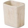 Polytree Natural Travertine Textures Bathroom Trash Can 1.8 Gallon(7 Liter)