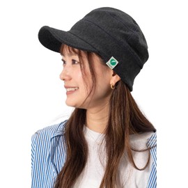 Nakota Sweatshirt Fabric Work Cap, Unisex Hat, Large Sized, Big, Deep, Spring/Fall/Winter, Outdoor, Plain Fabric, Men’s, Women’s, charcoal,