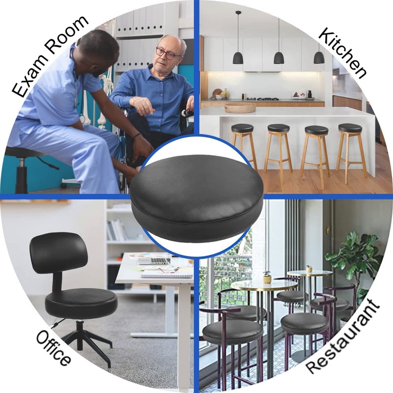 Bar Stool Replacement Cover Round DIY Staple On Heavy Duty