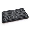 Black and Grey Union Jack Flag Patch 3D PVC Rubber