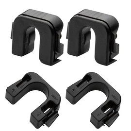 2 Pcs Parcel Shelf Clips Fits Focus MK3 015532109E Black Rear Luggage Fastening Brackets Compatible for Fiesta Focus B-Max C-Max C3 DS3 Qashqai J10 1539663 8795EN