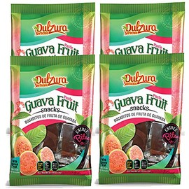 Dulzura Borincana Kit: Vegan Guava Fruit Snack Bars (4 Pack) 4.64oz Each Bag - Non GMO Gluten Free