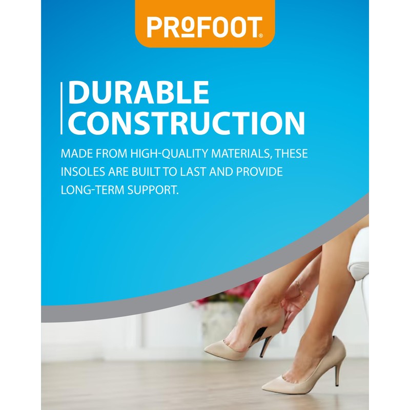 ProFoot Ultra Gel Massaging Insoles, Women's 6-10, 1 Pair