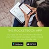 Rocketbook Matrix Smart Reusable Graph Paper Notebook, Digitally Connected, Isometric