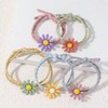 Daisy Flower Hair Tie 5-Piece Set / 데이지 플라워 머리끈 5P 세트