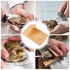 KUIING Oyster Shucker Clamp, Wooden Handguard Oyster Shucking Clamp Holder,
