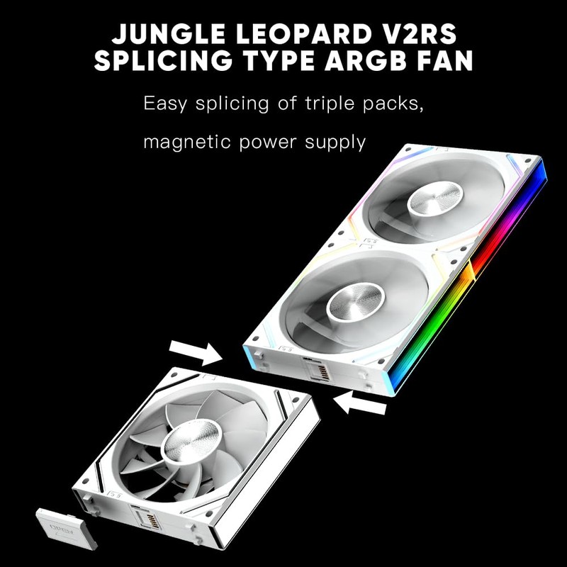 Jungle Leopard PC Fan JM-V2 RS 120 Infinity Mirror Module