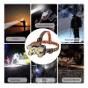 CL Linterna Minera Lampara Para Cabeza Con 5 Leds Recargable