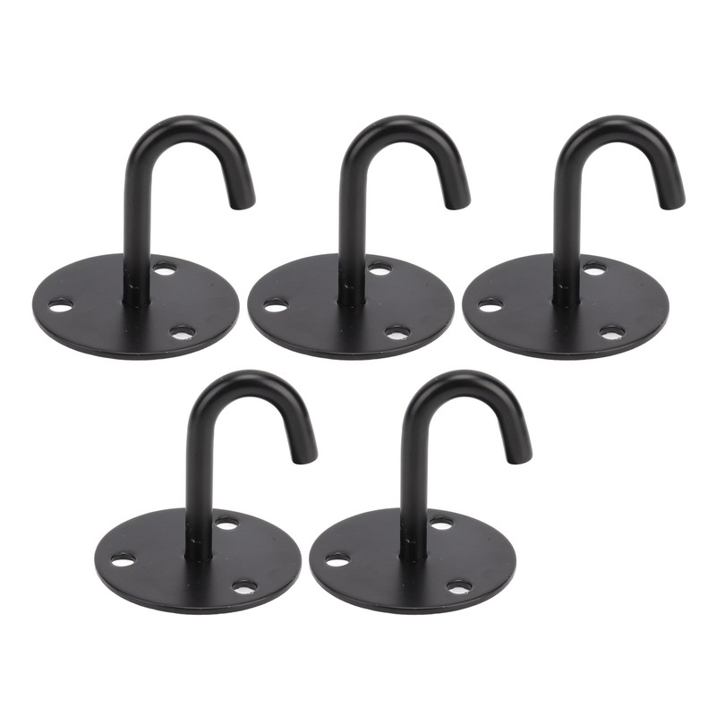 5Pcs Heavy Duty Fixed Pad Eye Plate Thickened Black 304
