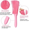 Anti-Static Hair Brush Comb, Round Tip Safety Design Unisex Portable