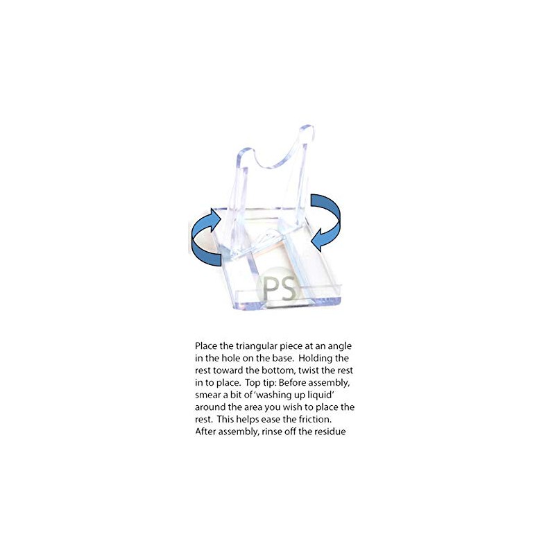 Leeds Display : BR50CT : 10 x Adjustable Sliding Plastic