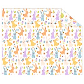 Ursus 12974607F Easter Photo Cardboard, 10 Sheets, DIN A4, 300 g/m², Printed on Both Sides with Various Designs, Made of Fresh Cellulose, for Versatile Crafts