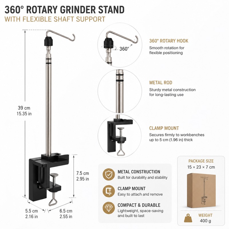 Flex Shaft Rotary Grinder for Jewelry Making – 360° Precision