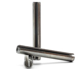 Hippo Hardware M2.5 (2.5mm X 10mm) Slotted Spring Tension Pins Roll Pin Sellock A2 Stainless Steel DIN1481 (Pack of 10)