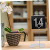 CAXUSD 25pcs Black and White Double Sided Table Number Table