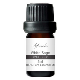 White Sage Essential Oil, 0.2 fl oz (5 ml), Gissele Aroma Oil, Essential Oil, Purifying, White Sage Oil