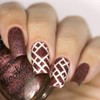 Whats Up Nails - Stained Glass Vinyl Stencils for Nail