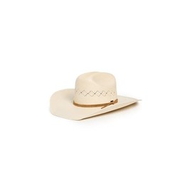 Brixton Women's Laredo Panama Straw Cowboy Hat, Catalina Sand, Tan, M