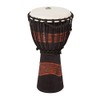 Toca 10" Street Series Carved Djembe, Brown/Black