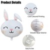 HADCKJA Bunny Balloons Easter Balloons Rabbit Head Foil Balloon for