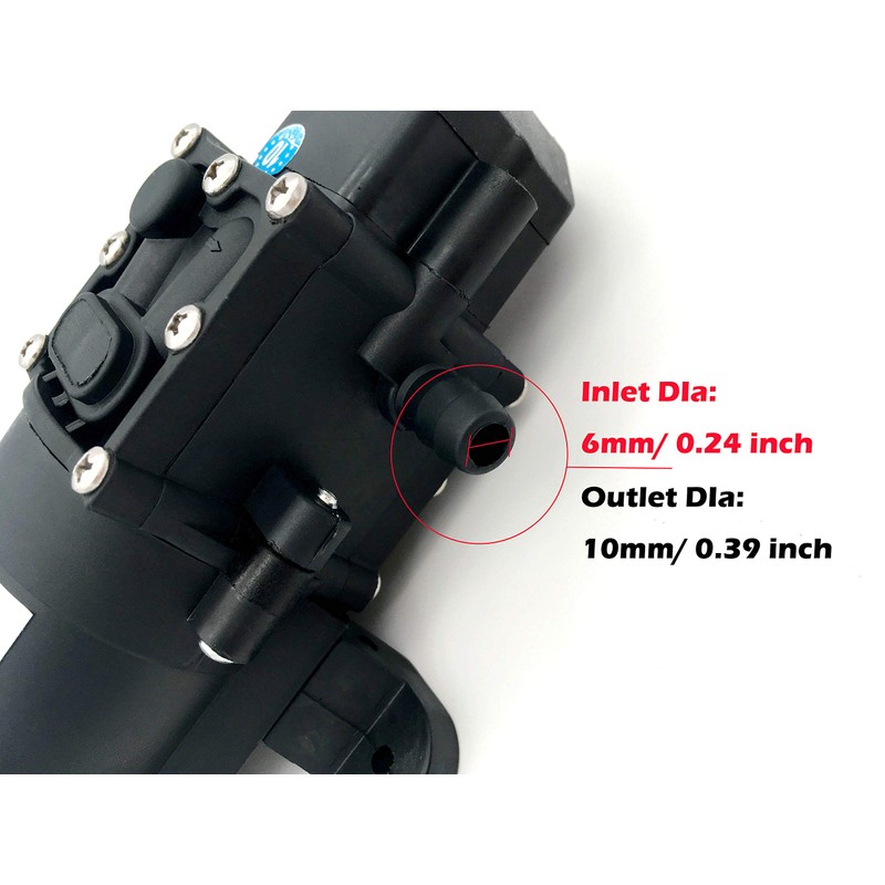 G Ganen 12V DC Fresh Water Pump with 2 Hose
